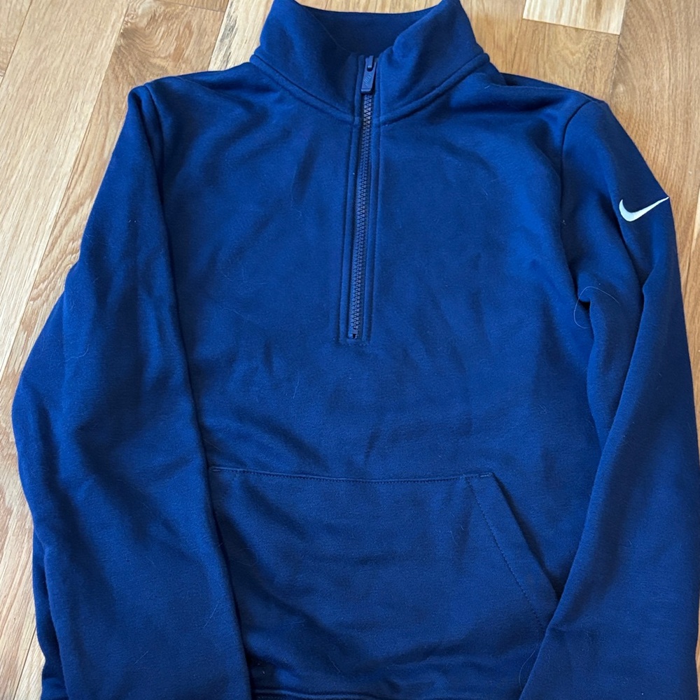 Women’s Blue Nike Half-Zip Sweater